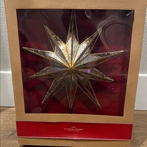 Potterybarn mirrored Tree Topper